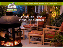 Tablet Screenshot of mosquito-free.com